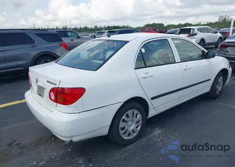 2003 Toyota Corolla Ce z USA, uszkodzony, nr VIN 1NXBR32EX3Z020578